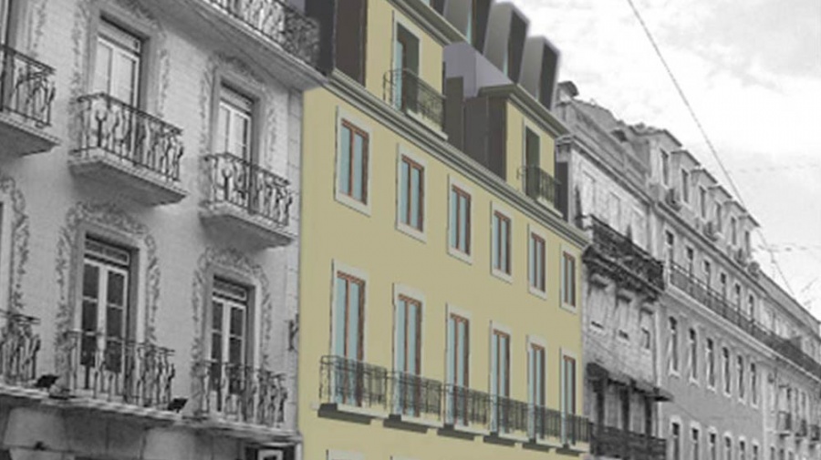 Edifício de habitação e Comércio, Rua da Misericórdia 100, Lisboa